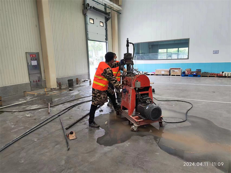 柘城厂房地面下沉塌陷注浆加固施工